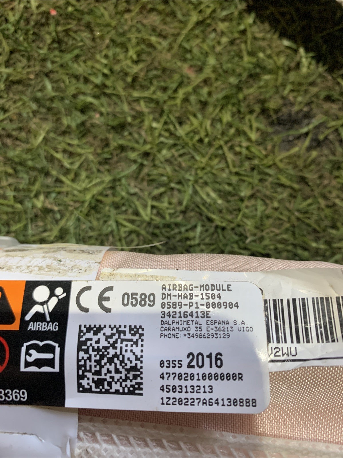 AIRBAG A TENDINA DESTRO DX PER CITROEN C3 AirCross 03552016 (17>)