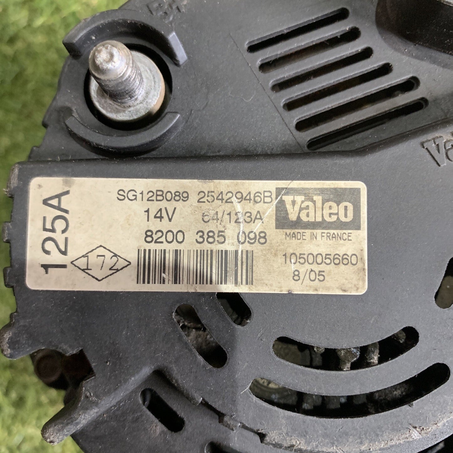 ALTERNATORE DACIA DUSTER 1.5 dCi 123A 2000 2007 8200385098