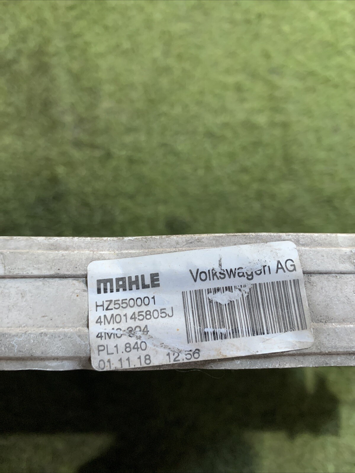 Radiatore Intercooler Audi Q8 2018 3.0 Diesel 4M0145805J