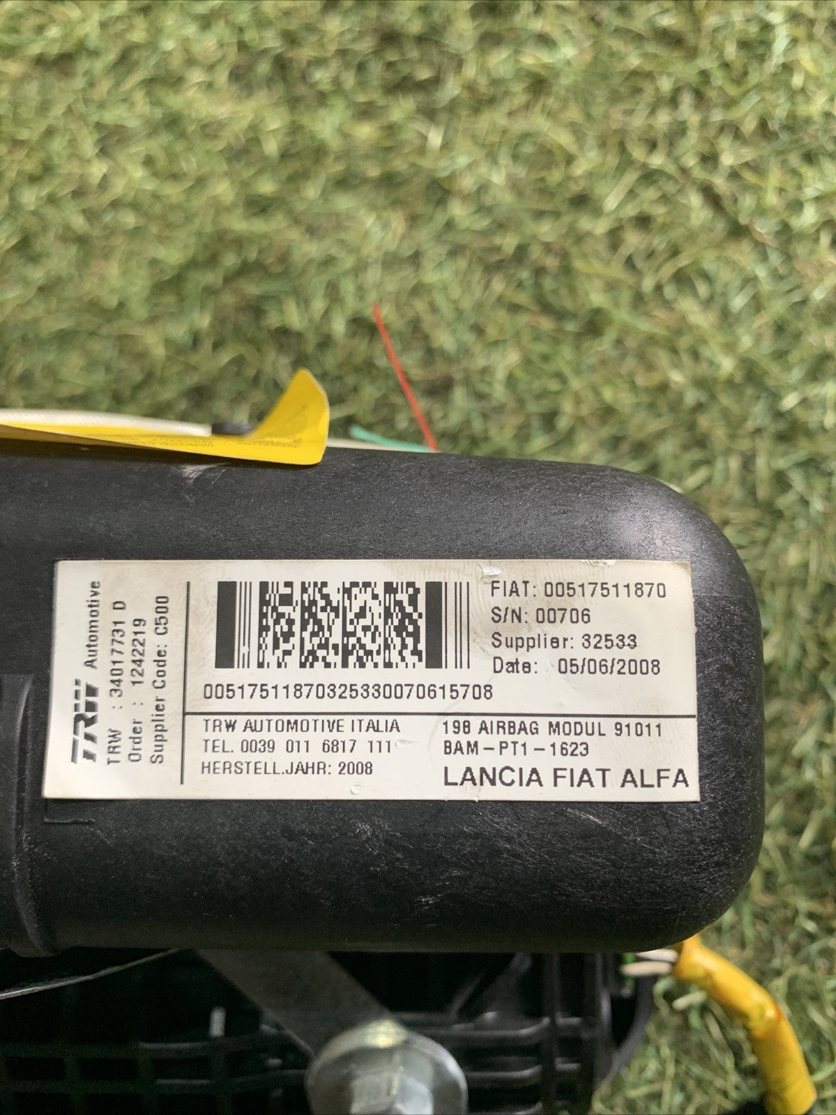 AIRBAG PASSEGGERO PER FIAT Bravo 2° Serie 00517511870 (07>10)
