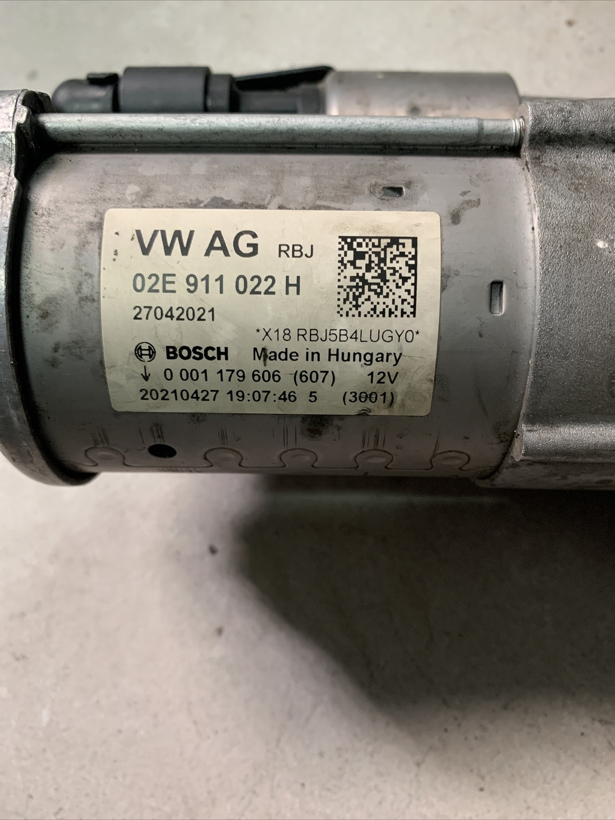 Motorino D’Avviamento Audì RSQ3 02E911022H