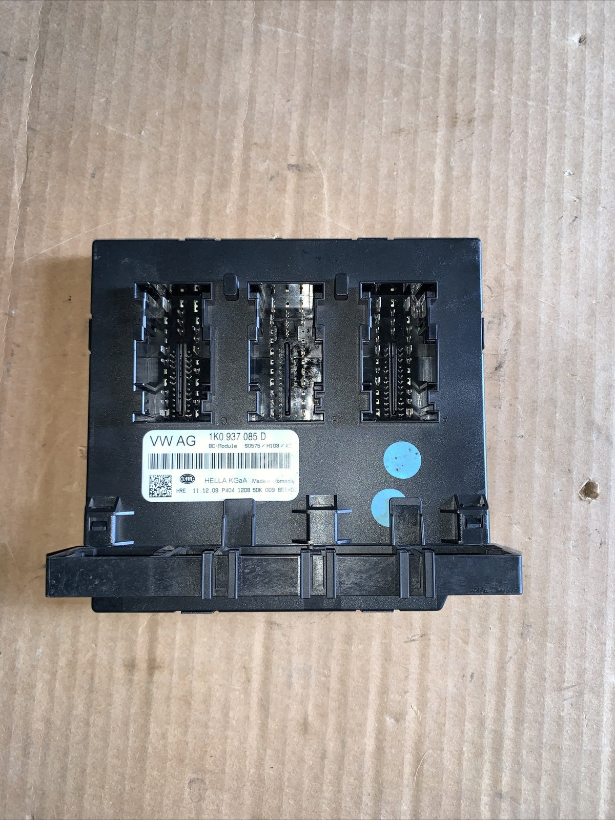 VW VOLKSWAGEN GOLF MK6 2010 BCM corpo Modulo Di Controllo ECU 1K0937085D