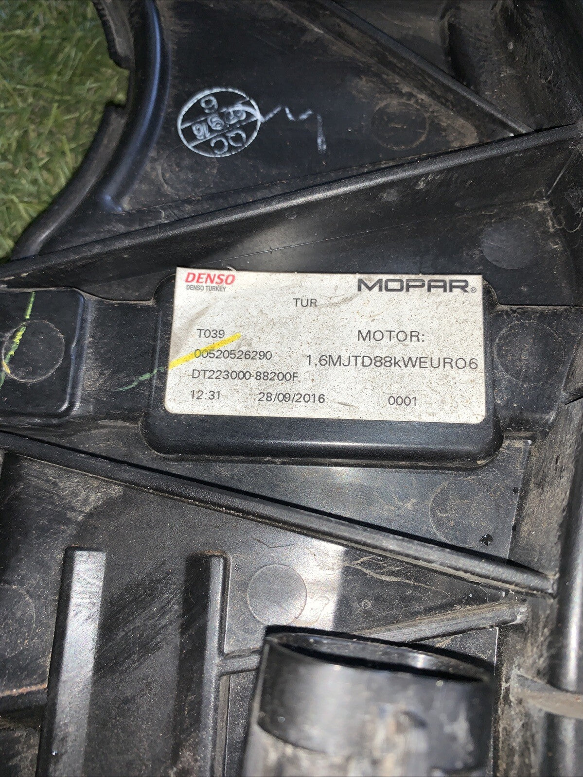 00520526290 VENTOLA RADIATORE FIAT Tipo berlina 5p 1.6 Diesel