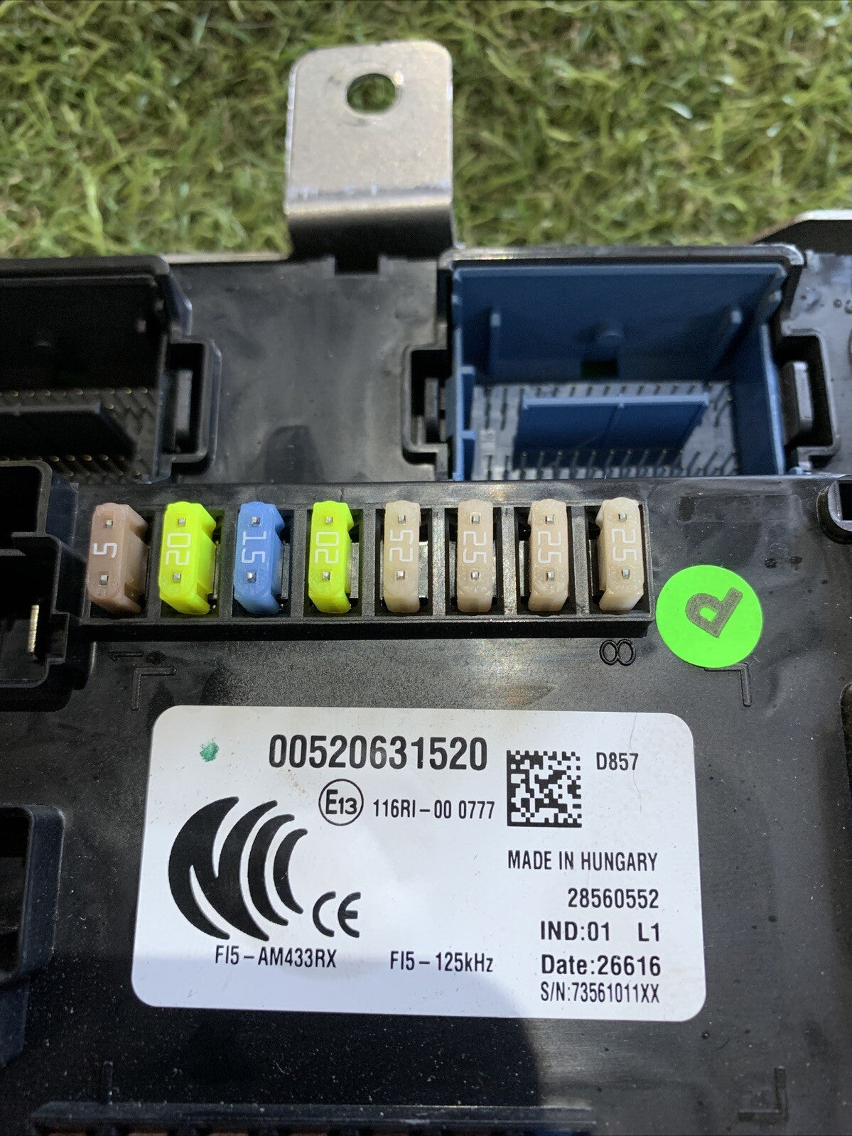 00520631520 BODY COMPUTER REM FIAT TIPO 1.6 MULTIJET