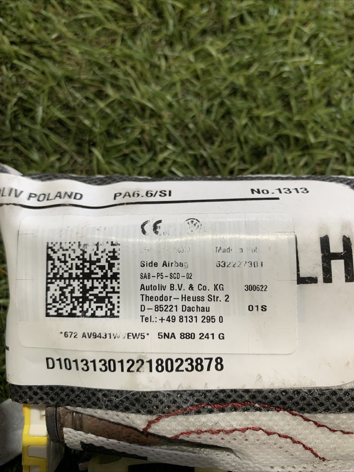 AIRBAG SEDILE SINISTRO VOLKSWAGEN Tiguan Serie 5NA880241G (20)