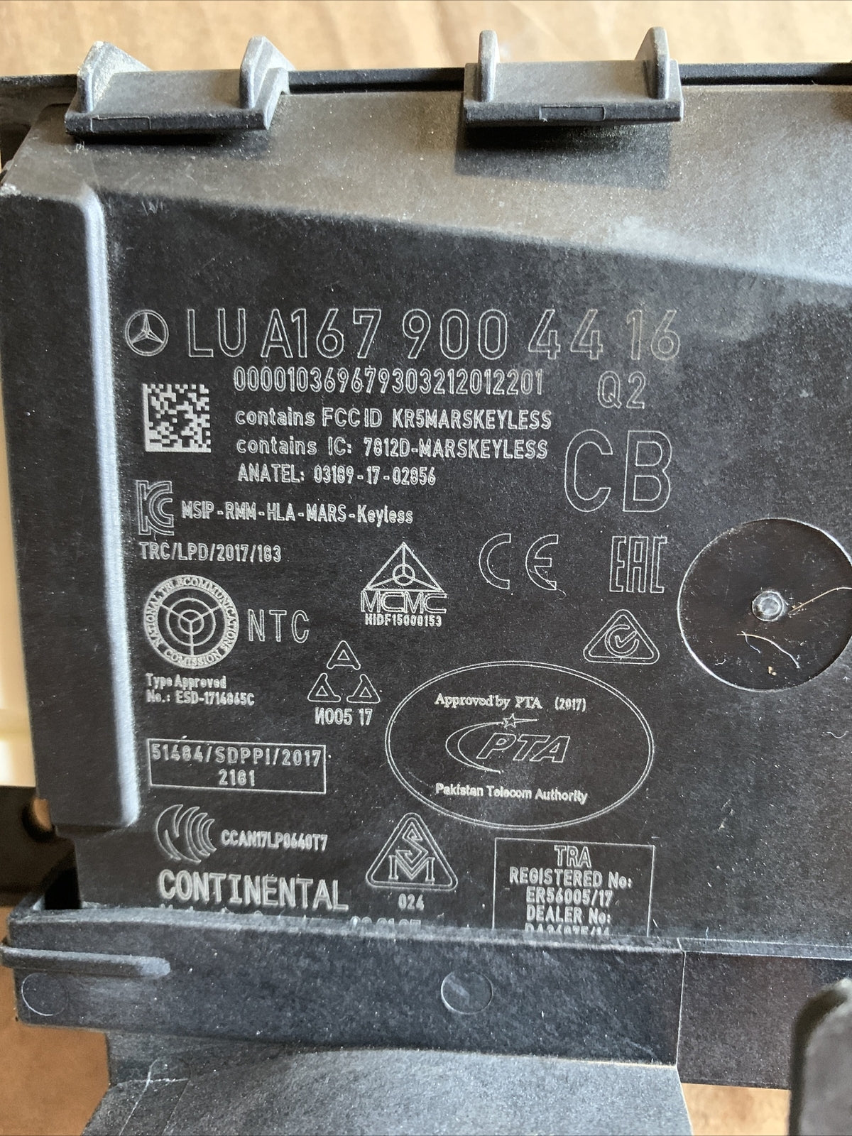 2020 MERCEDES CLASSE A W177 CONTINENTAL unità di controllo A1679004416