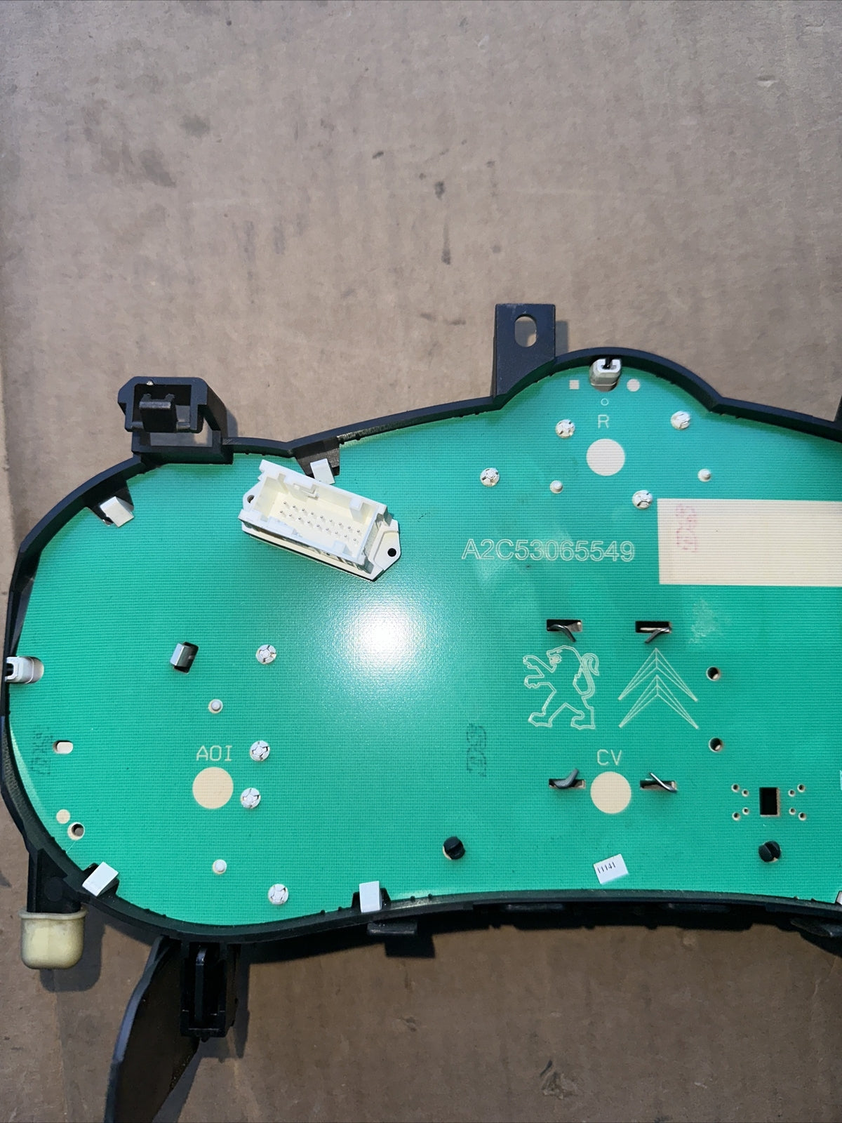 A2C53065549 QUADRO STRUMENTI PEUGEOT 207 2° Serie 1600 Diesel 8HZ (2009) 589321