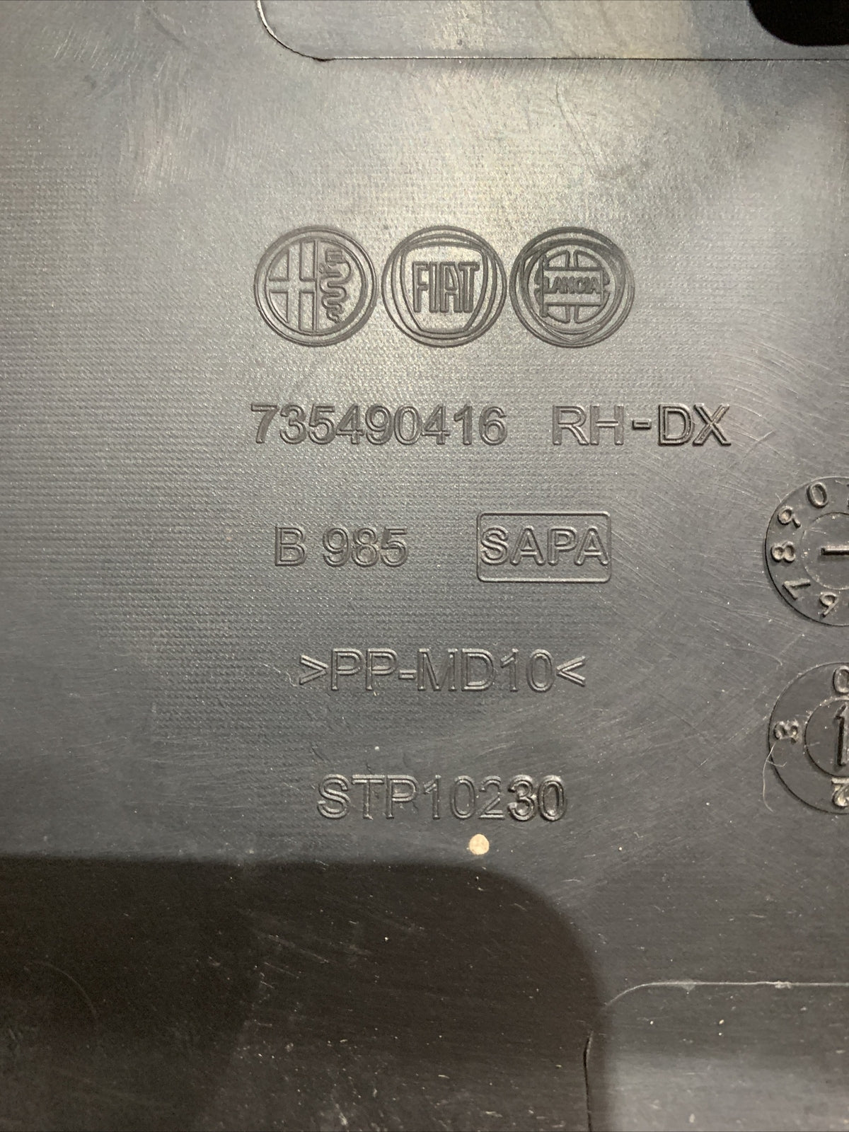 MODANATURA INT MONTANTE DX FIAT PANDA 3 (312_319) 2012-, B2556,