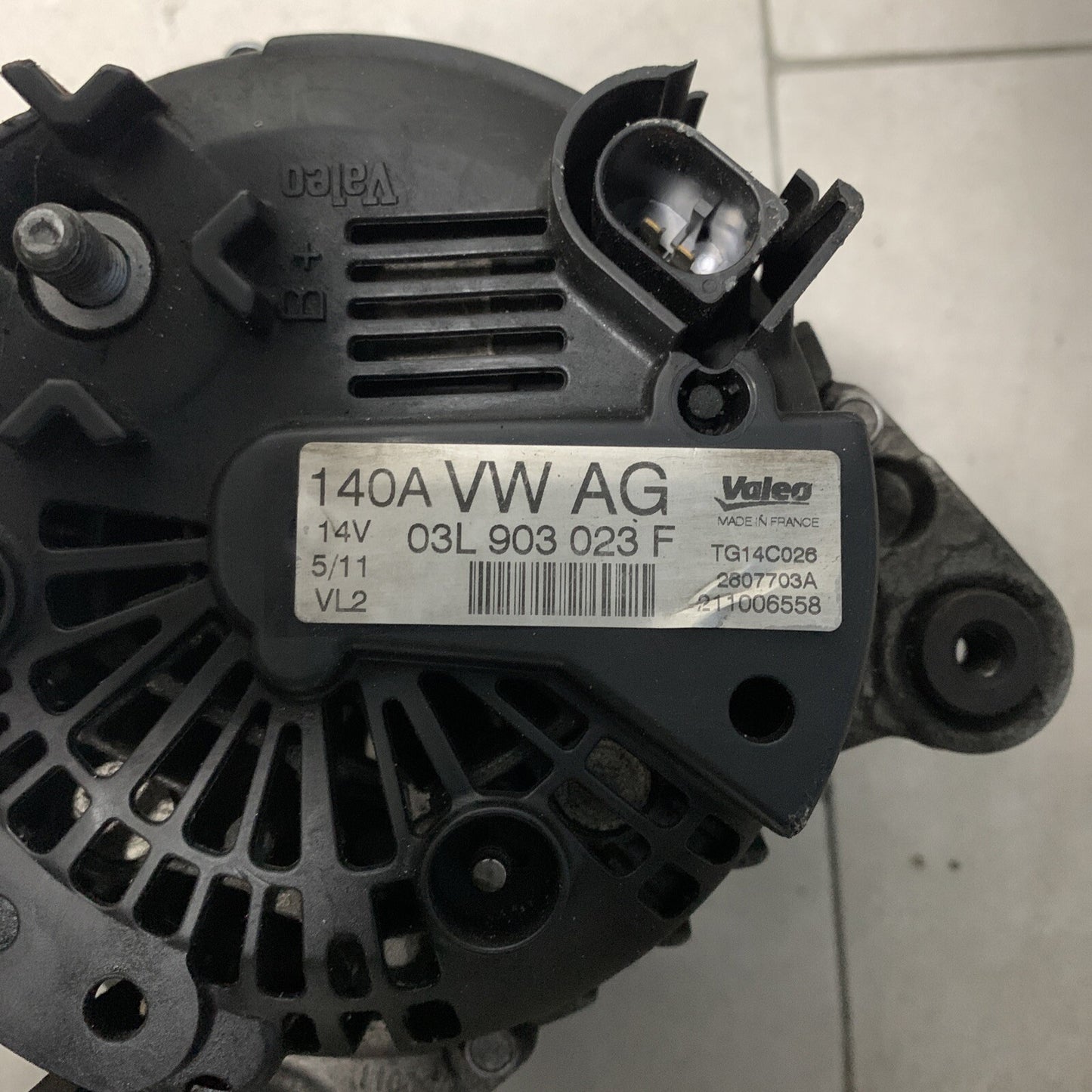 ALTERNATORE VOLKSWAGEN POLO 1.6 03L903023F DIESEL