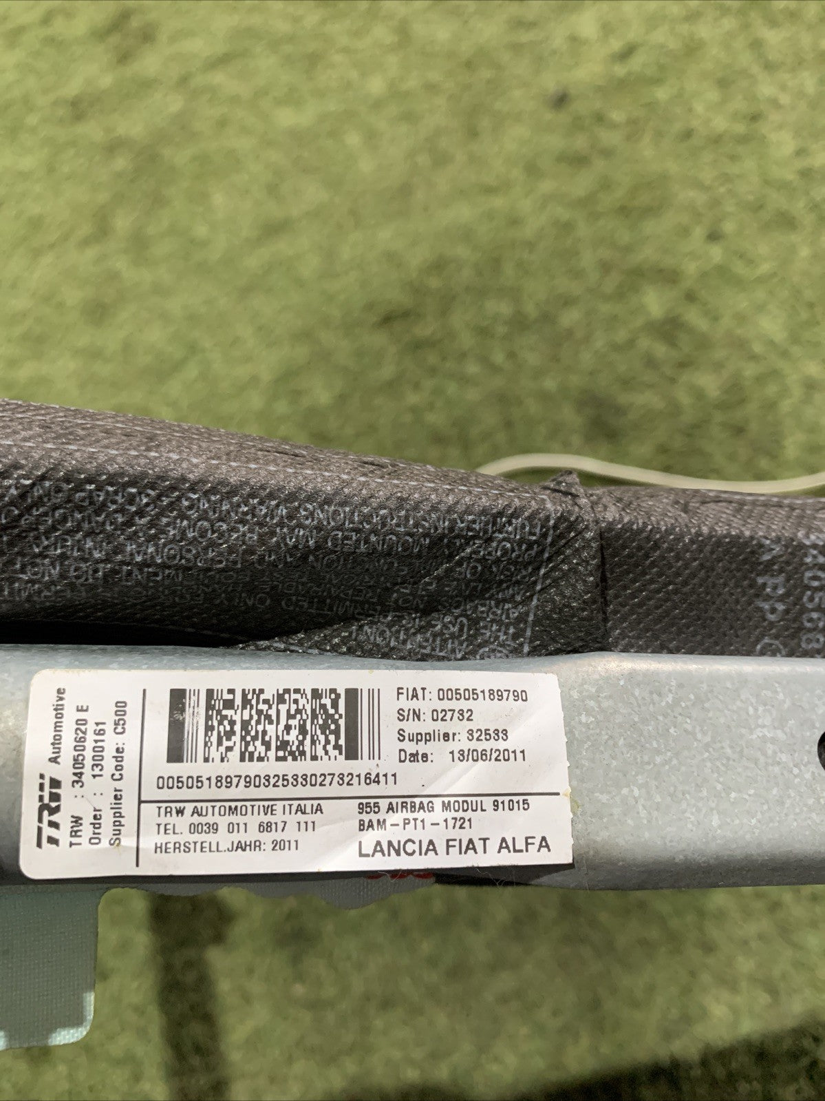 Tendina Airbag Sinistra Alfa Romeo Mito 00505189790