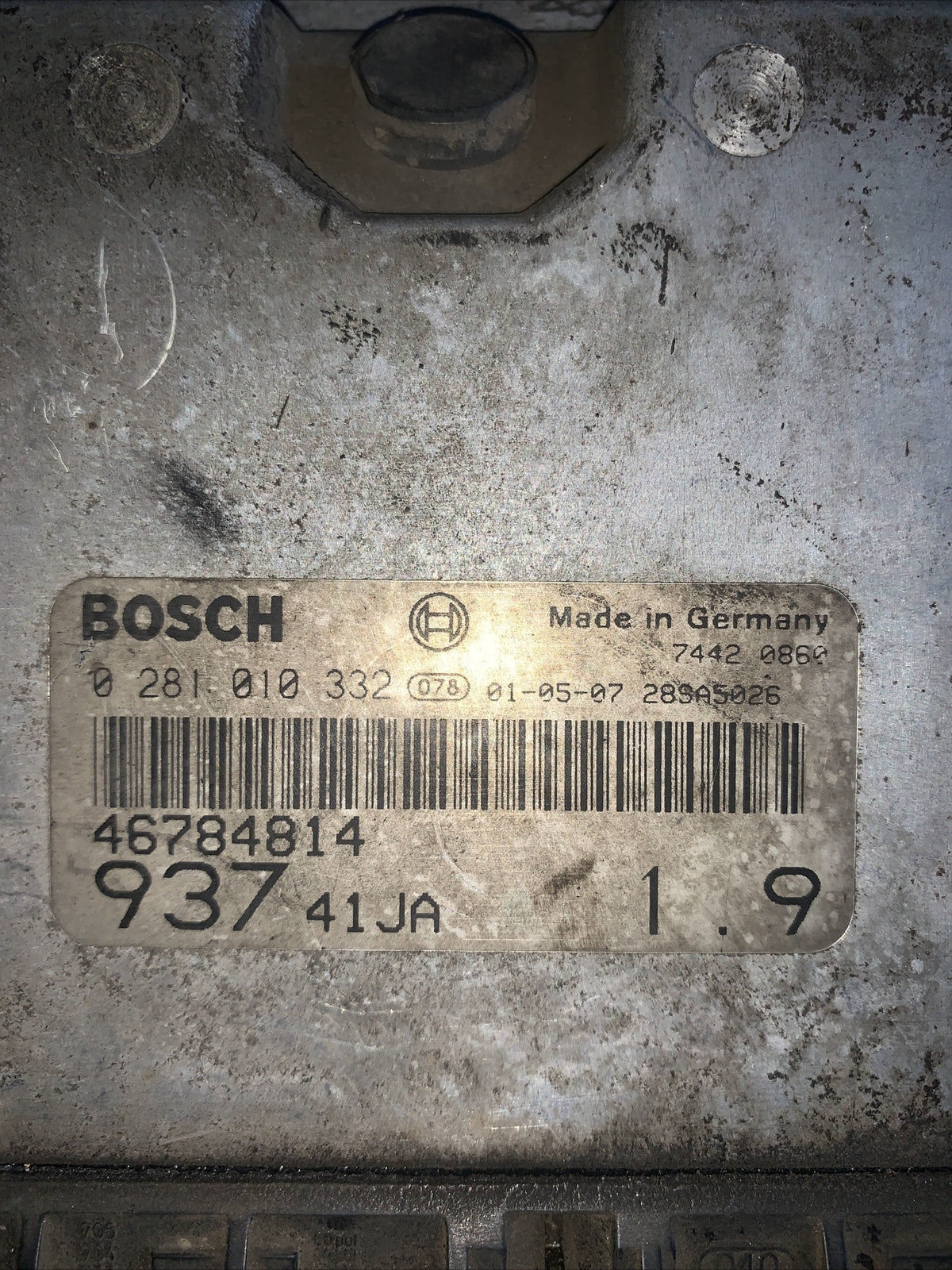 Centralina Motore Iniezione ECU ALFA ROMEO 147 46784814 BOSCH 0281010332