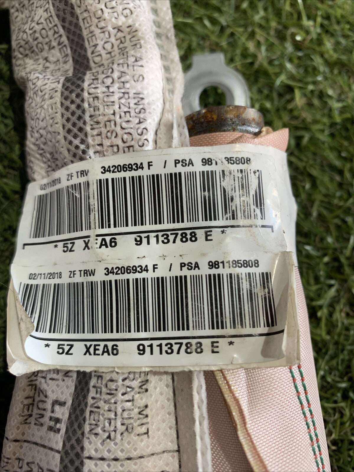 AIRBAG A TENDINA LATO SINISTRO PER CITROEN C3 Serie 981185808 (16>)