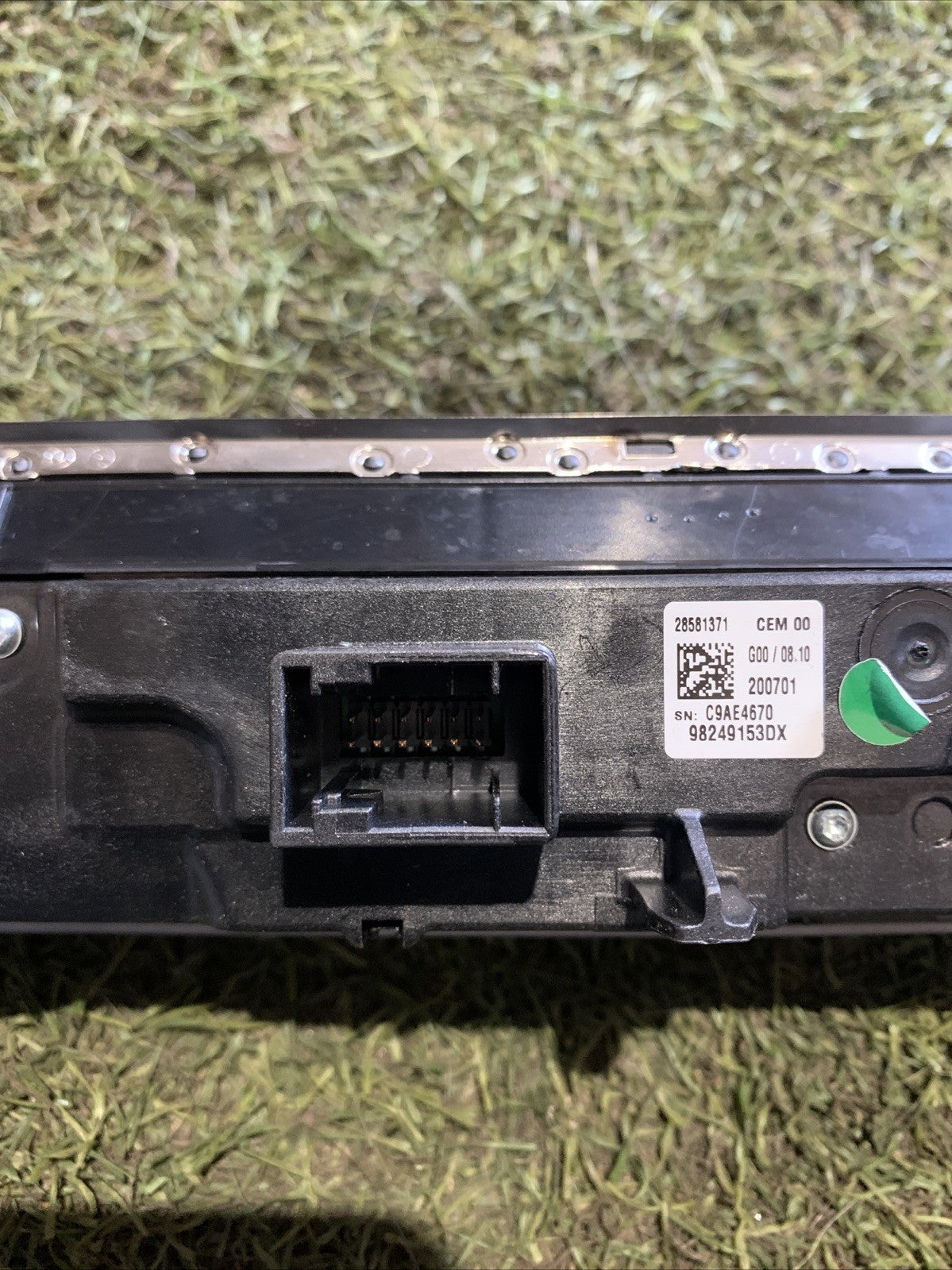 98249153DX INTERRUTTORE COMANDO CLIMA MULTIFUNZIONE PER PEUGEOT 3008 II 2016 (2