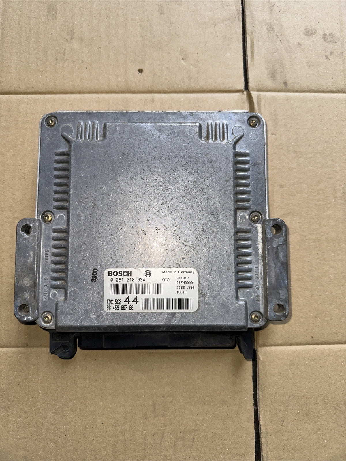 028110934 9645986780 EDC15C2  CENTRALINA MOTORE FIAT ULISSE PEUGEOT SCUDA