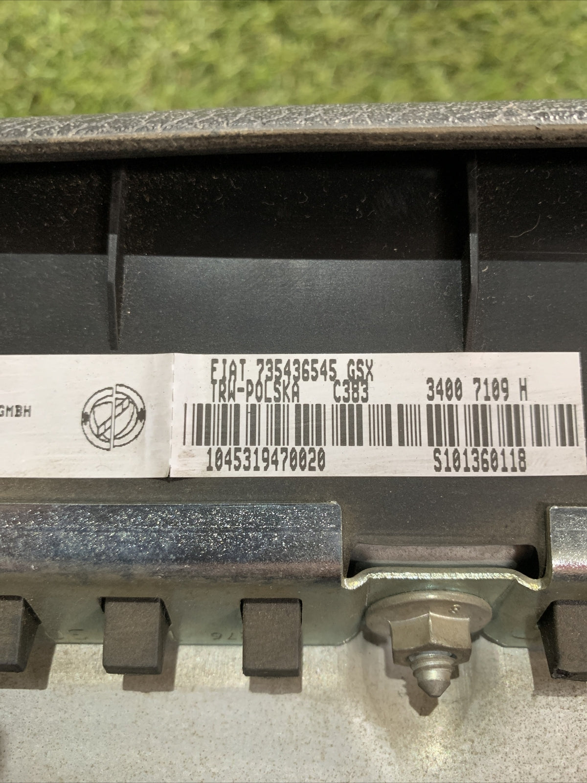 AIRBAG CRUSCOTTO / LATO PASSEGGERO FIAT PANDA 2005 - 735436545