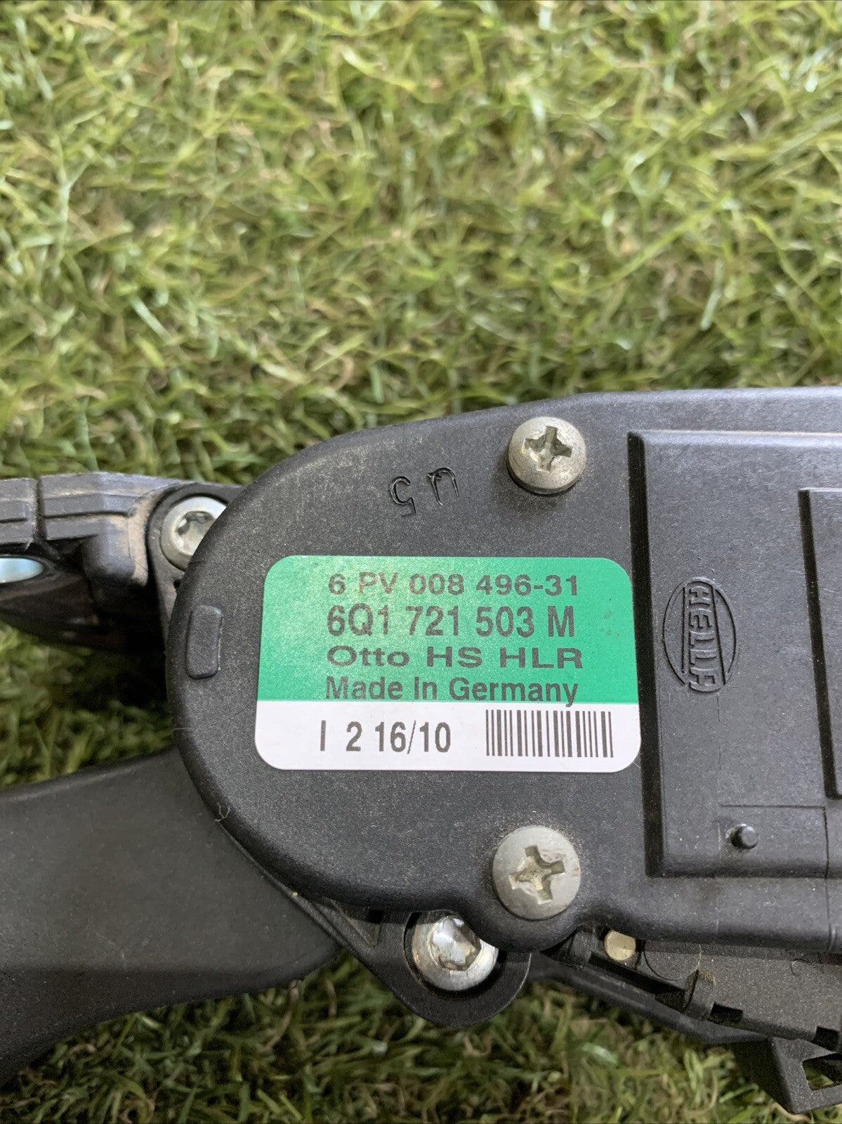 PEDALE ACCELERATORE VOLKSWAGEN Polo 6R Skoda Fabia 2011 6Q1721503M