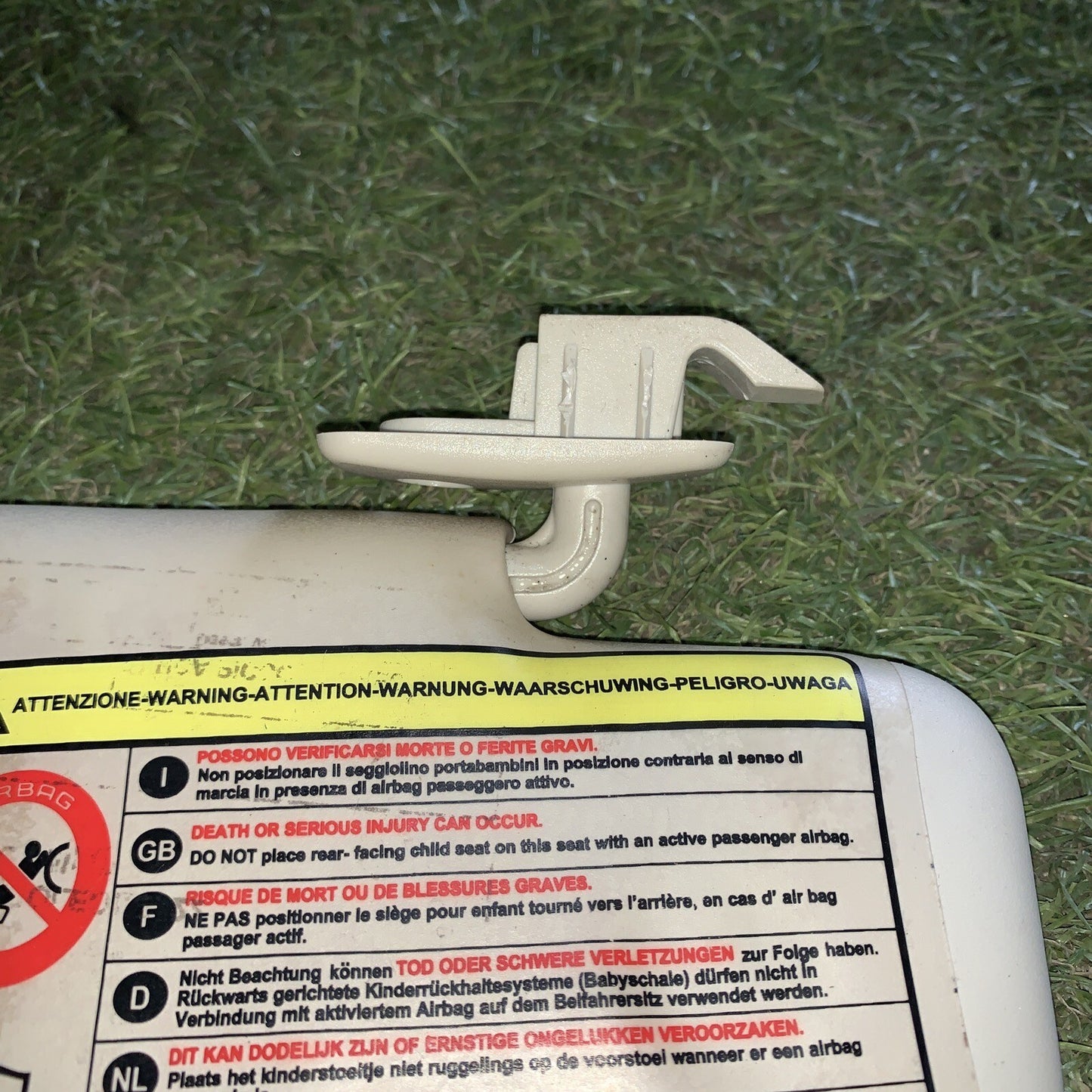 ALETTA TENDINA PARASOLE SINISTRA DX GUIDA ORIGINALE FIAT 500 mod 312