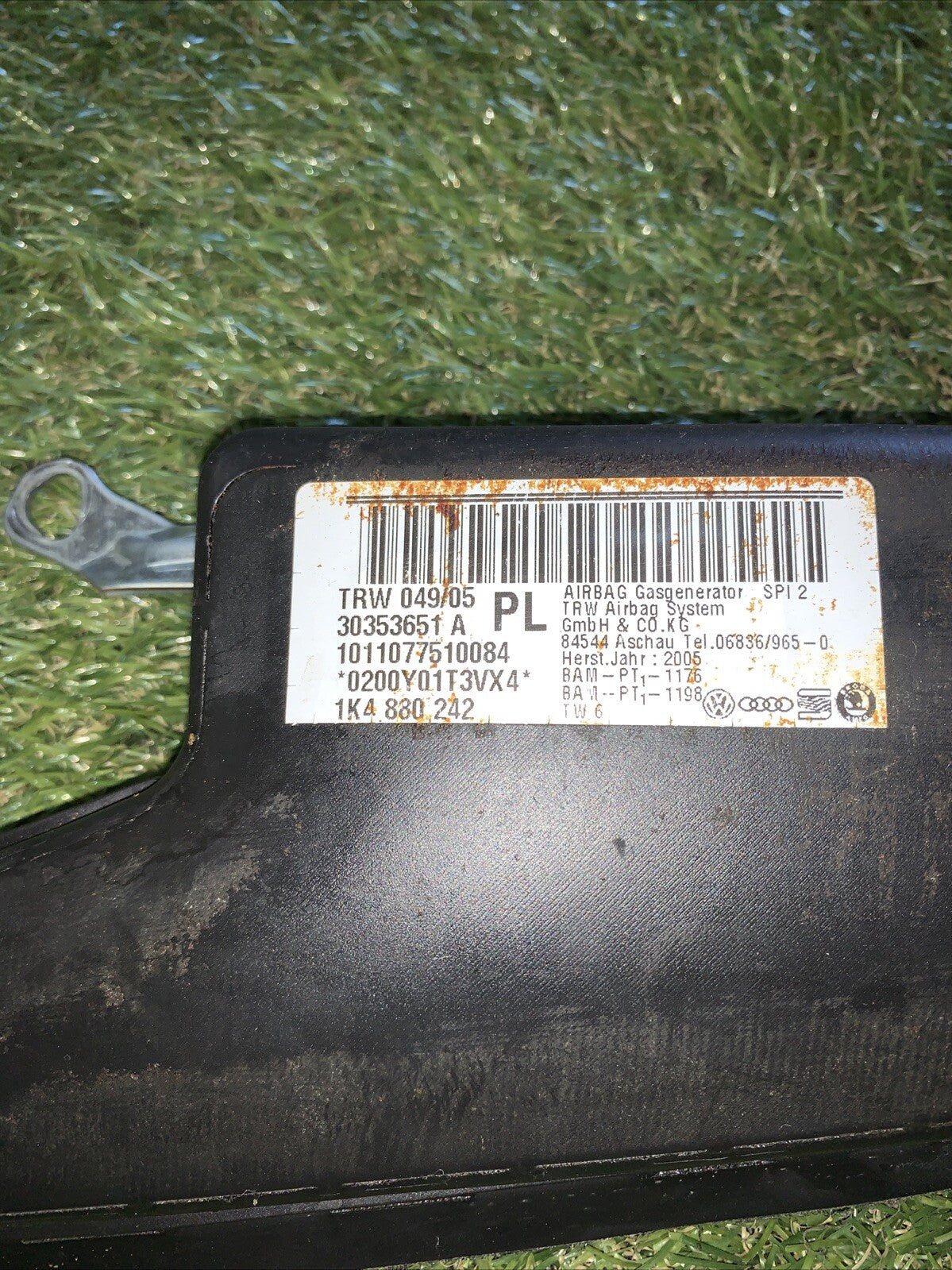 1K4880242 AIRBAG SEDILE LATO DESTRO DX PASSEGGERO VOLKSWAGEN GOLF V 5