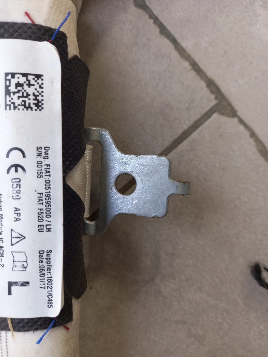 TENDINA AIRBAG LATERALE SINISTRA JEEP RENEGADE (2016) 2.0 DIESEL / 00519595000