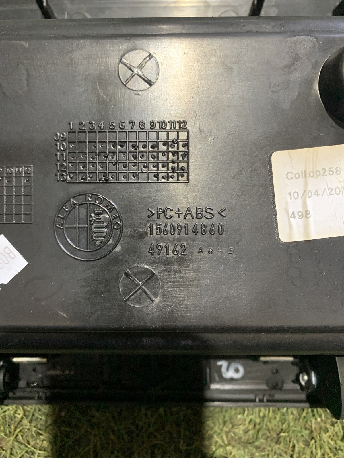 CASSETTO PORTAOGGETTI CRUSCOTTO CENTRALE SUPERIORE ALFA ROMEO GIULIETTA