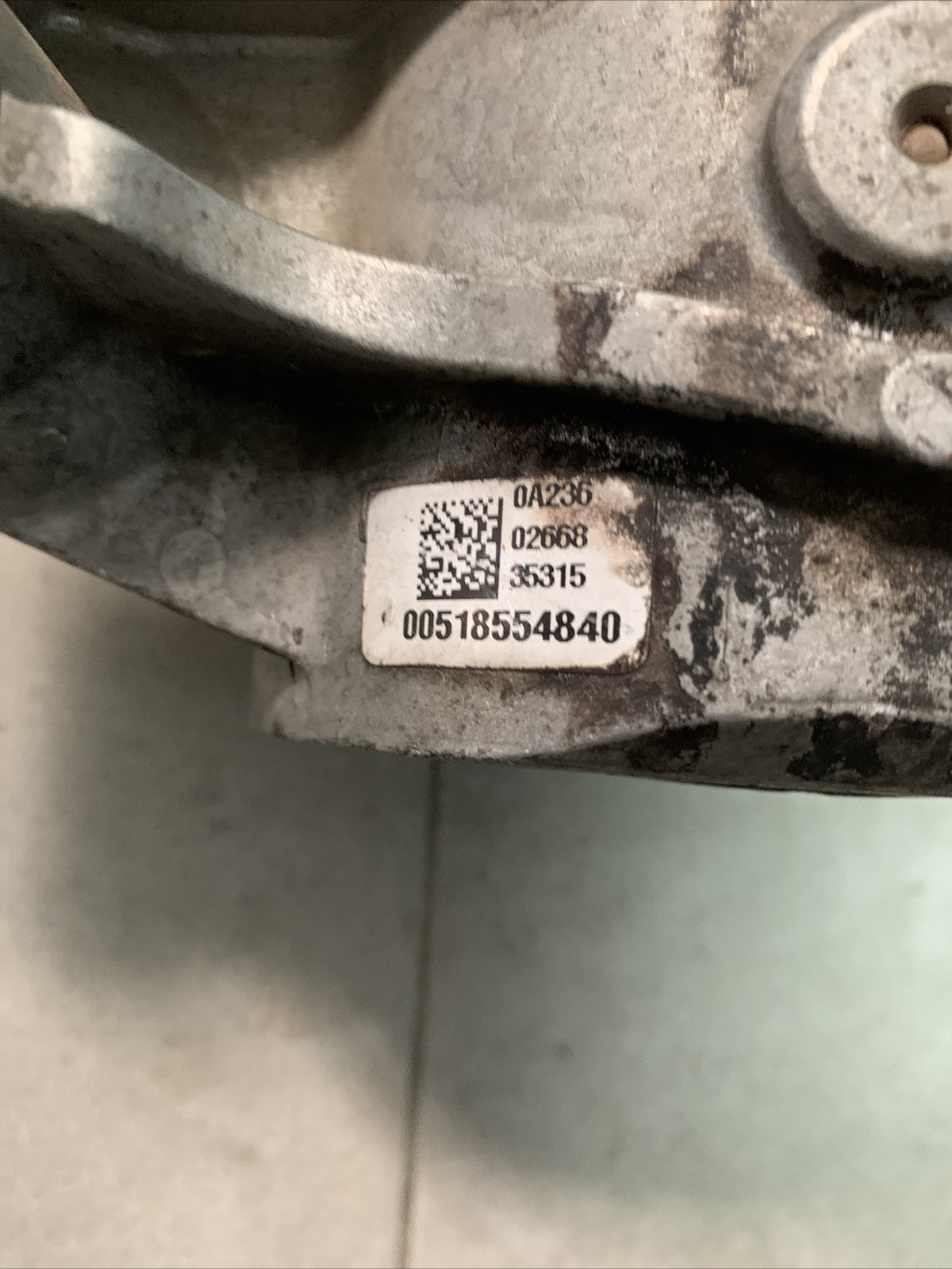 SUPPORTO MOTORE FIAT FIORINO 1.3 MULTIJET 00518554840