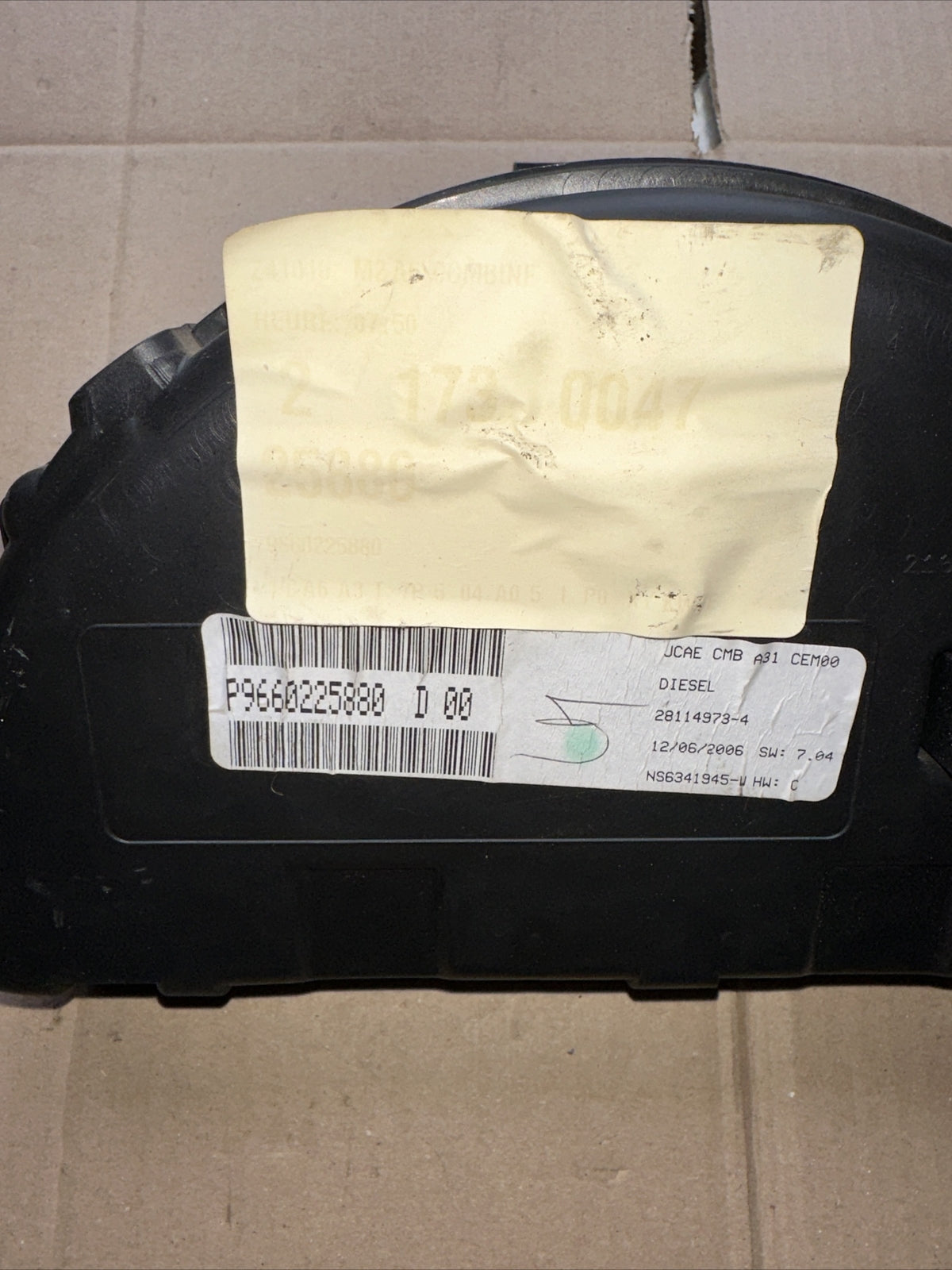 P9660225880 QUADRO STRUMENTI CITROEN C2 1° Serie 2004 1400