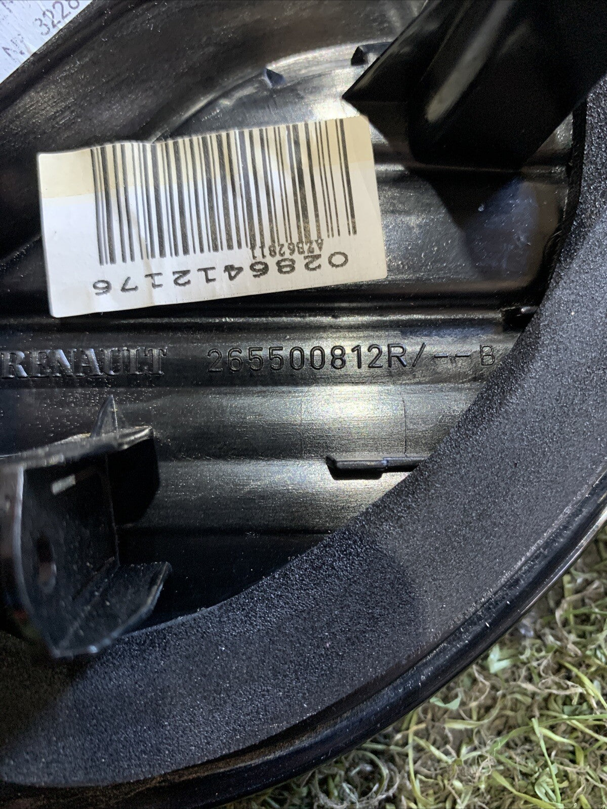 265500812R FANALE FANALINO POSTERIORE DESTRO INTERNO RENAULT CAPTUR 2013