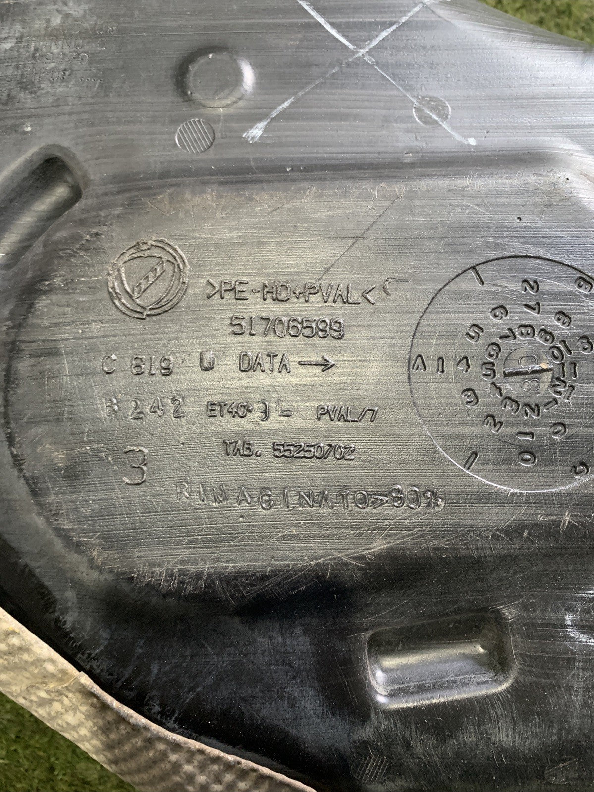 SERBATOIO CARBURANTE FIAT 500 2008 1.3 DIESEL 51706599