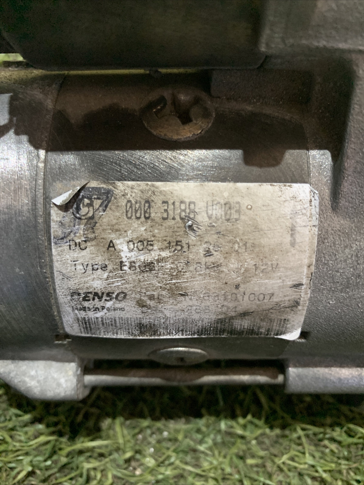 0003188V003 MOTORINO AVVIAMENTO DENSO SMART FORTWO (450) 600B (1998 2007