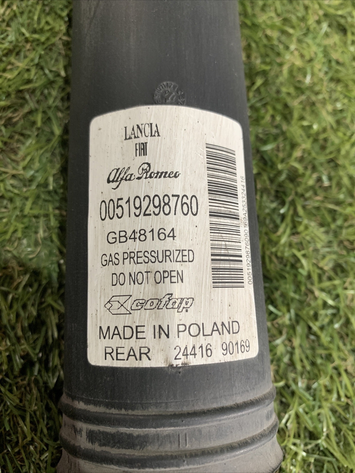 00519298760 AMMORTIZZATORE POSTERIORE DESTRO LANCIA YPSILON 5P (312) ANNO 2018