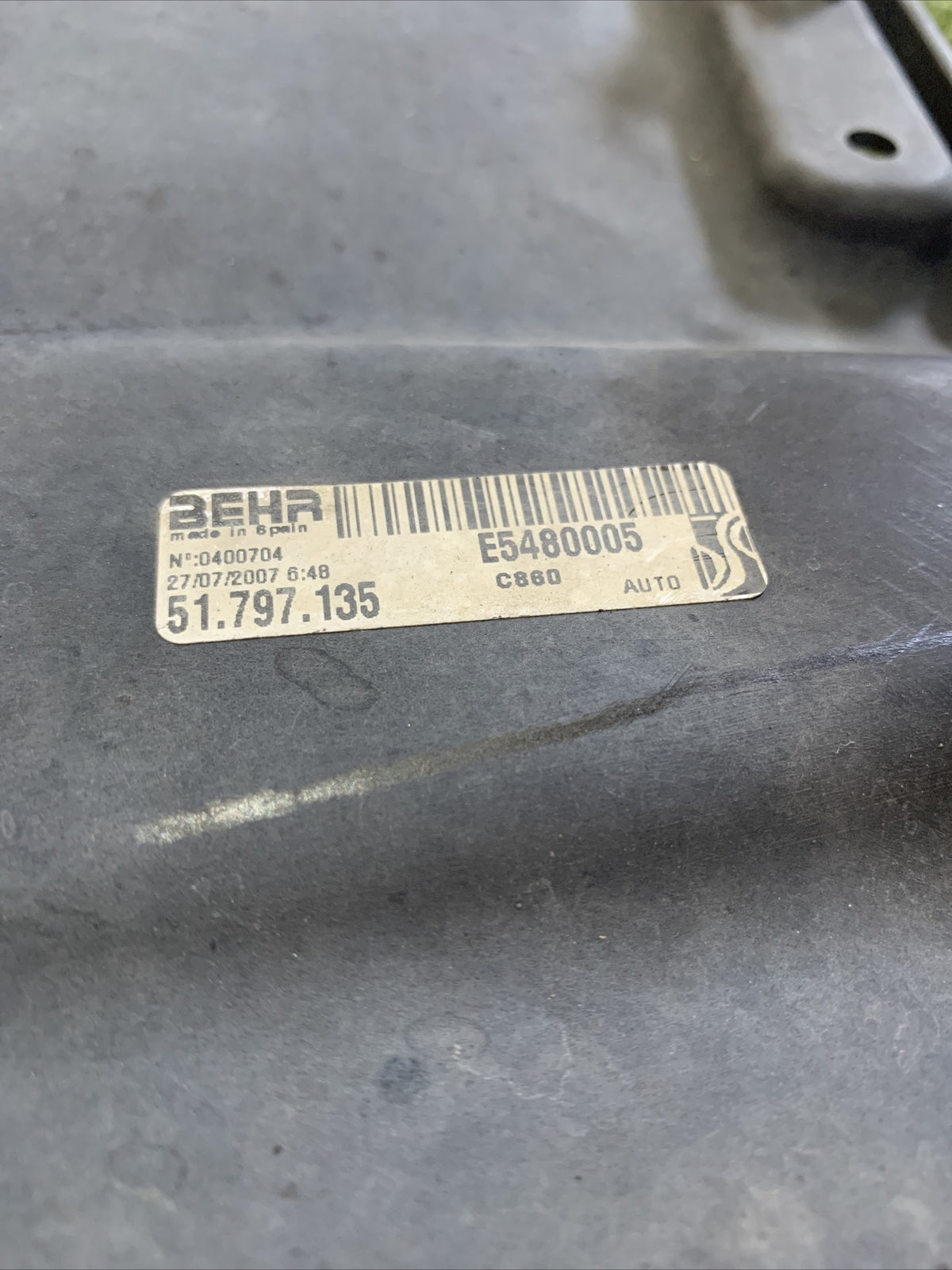 E5480005 ELETTROVENTOLA FIAT GRANDE PUNTO 1.2 B