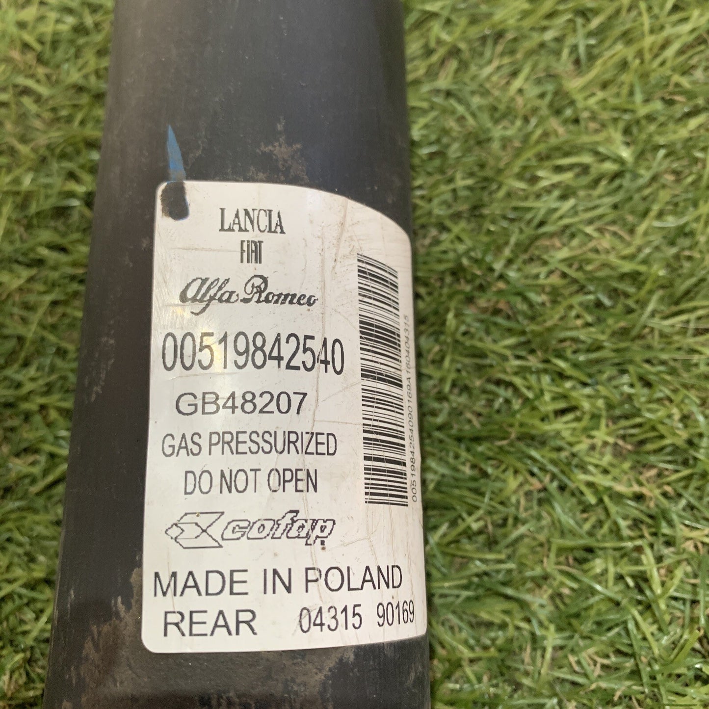 AMMORTIZZATORE POST. DX. USATO DAL 2012 FIAT PANDA 312 00519842540