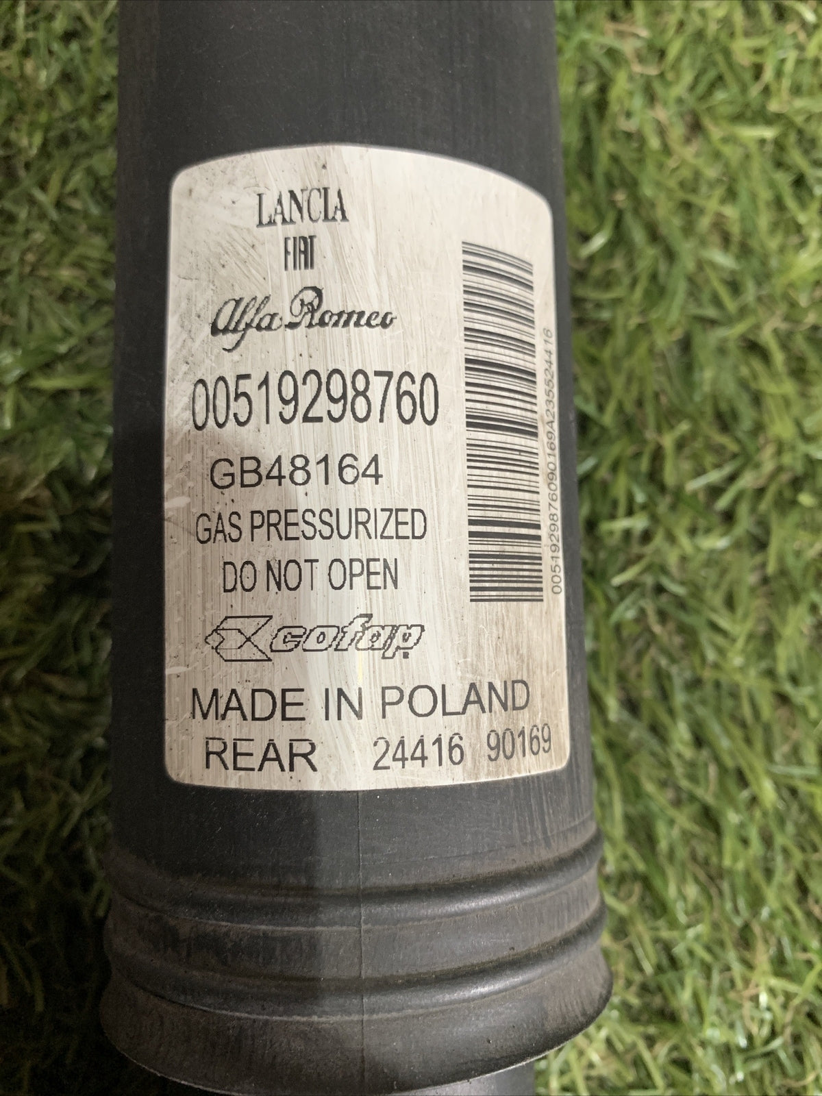00519298760 AMMORTIZZATORE POSTERIORE SINISTRO LANCIA YPSILON 5P (312) ANNO 2018