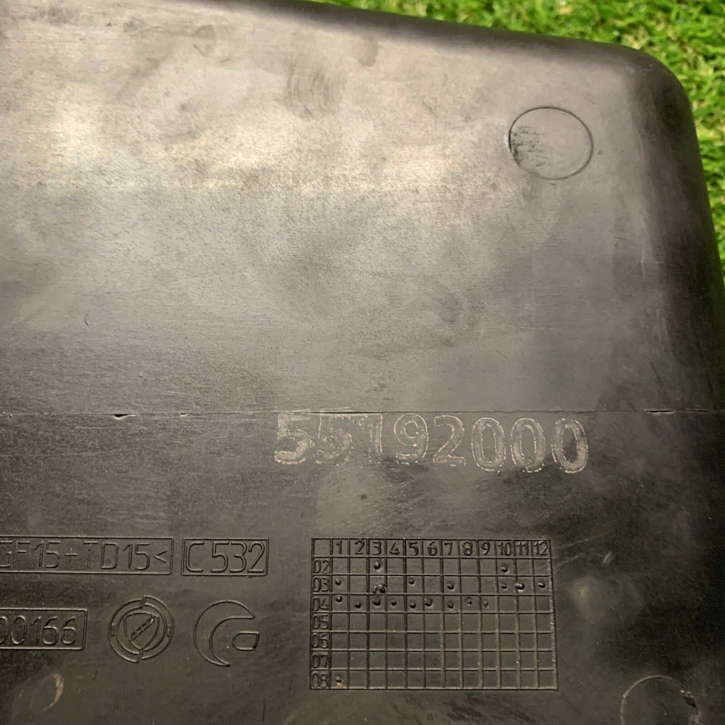 BOX SCATOLA FILTRO ARIA FIAT Panda 2° Serie 55192000 Benzina