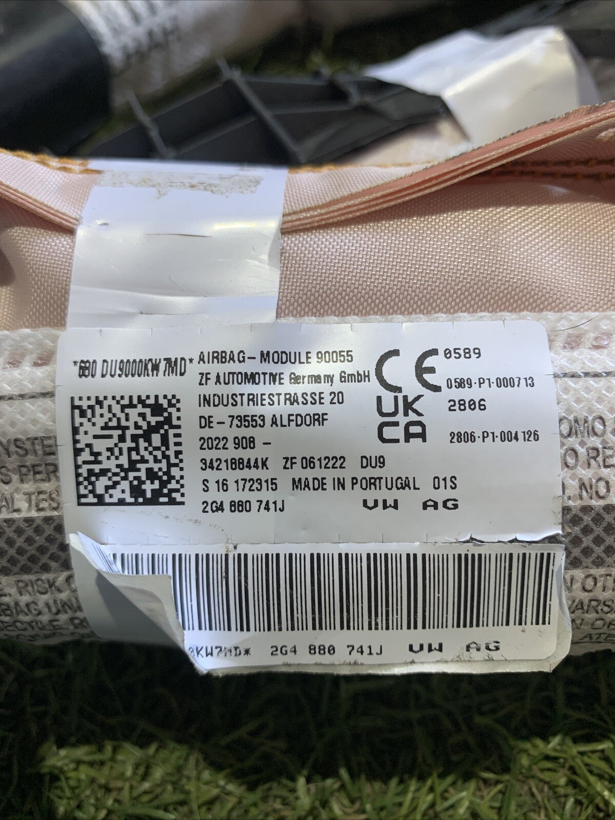 AIRBAG A TENDINA LATO SINISTRO PER VOLKSWAGEN Taigo Serie 2G4880741J (21>)