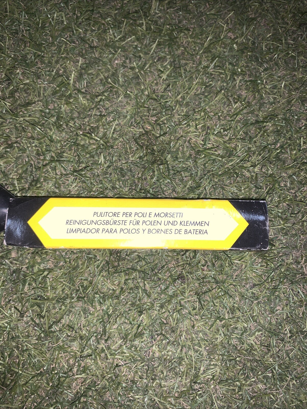 Spazzola Pulitore Contatti Poli Morsetti Batteria ZECA Auto Camion POLINET 977