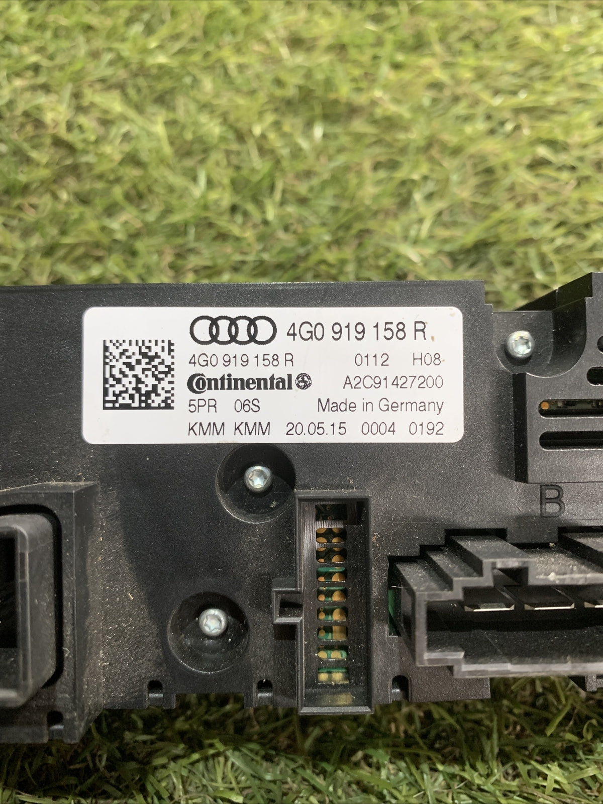 Audi A6 S6 A7 RS7 comandi riscaldamento posteriore display centrale 4G0919158R