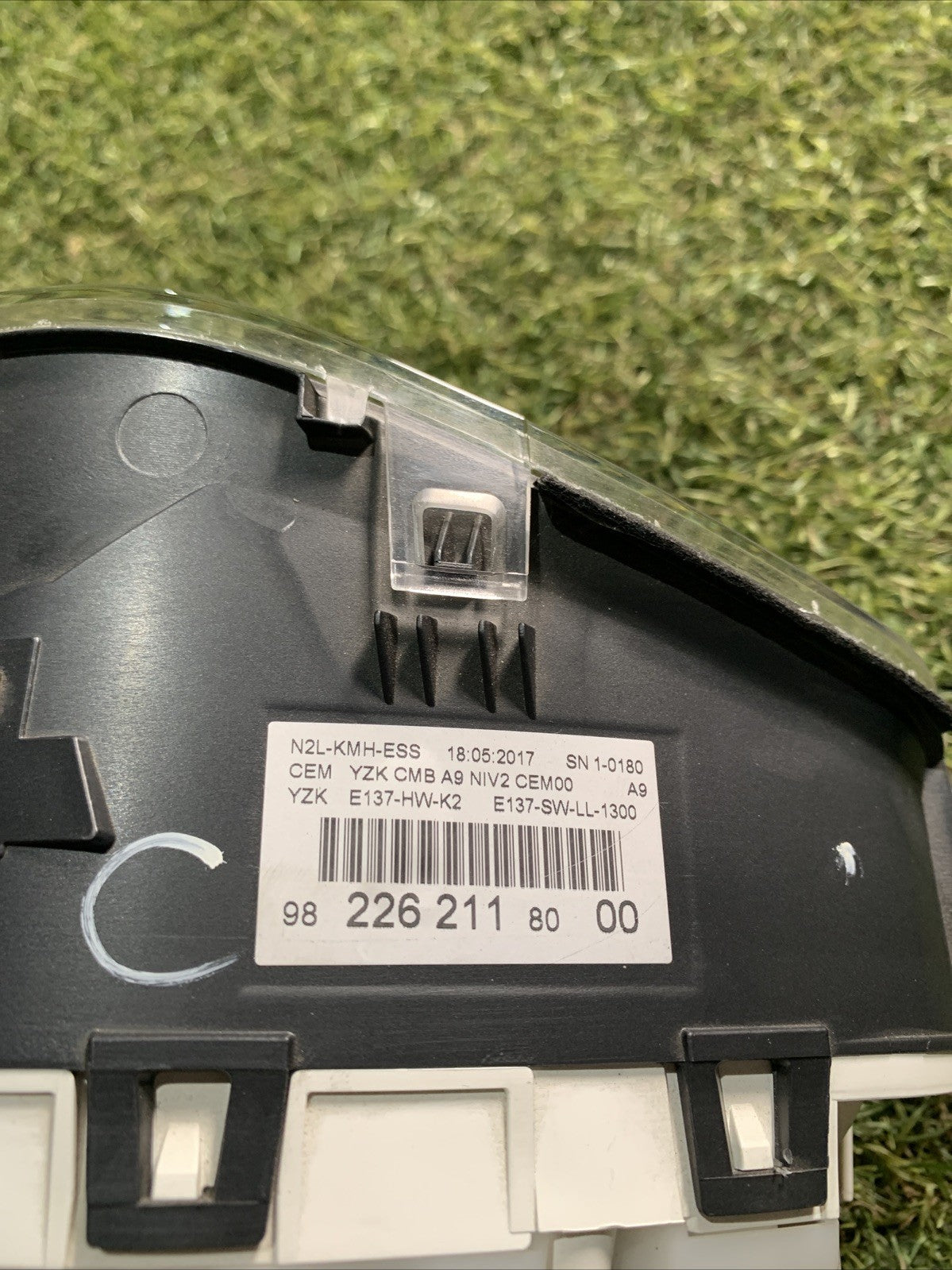 QUADRO STUMENTI PER PEUGEOT 208 Serie 9822621180 (12 19) 1.2 BENZINA