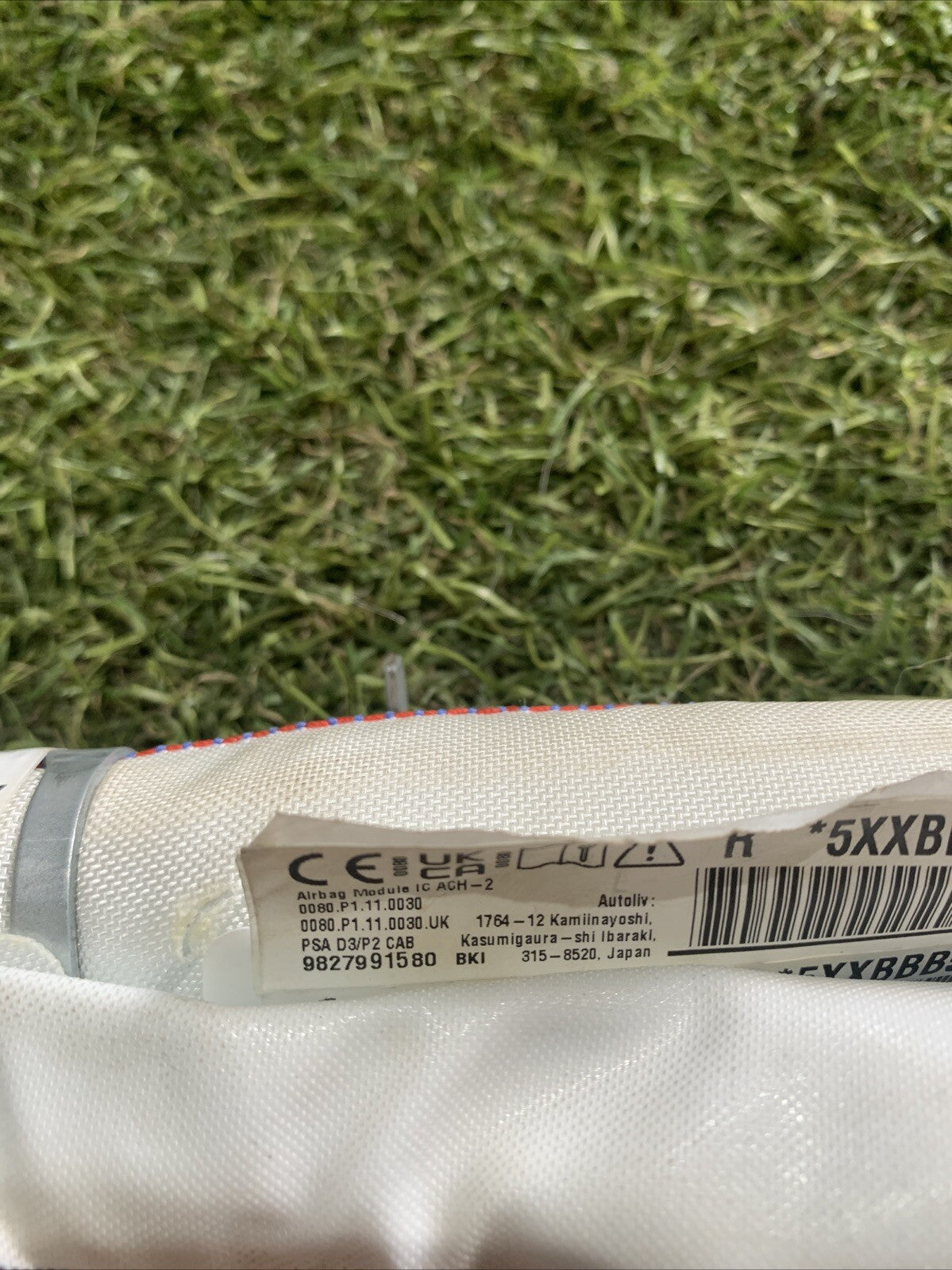 AIRBAG A TENDINA DESTRA DX LATERALE PASSEGGERO PER OPEL Corsa F 9827991580 2016