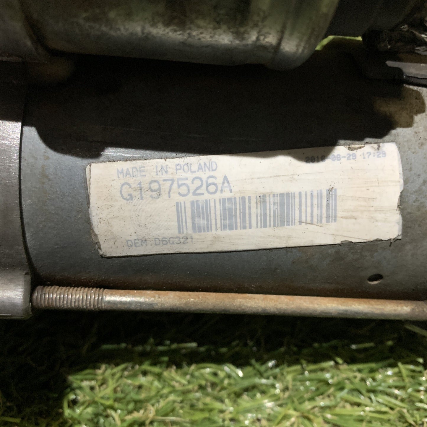 G197526A MOTORINO D' AVVIAMENTO FIAT Grande Punto 2° Serie 1300 Diesel