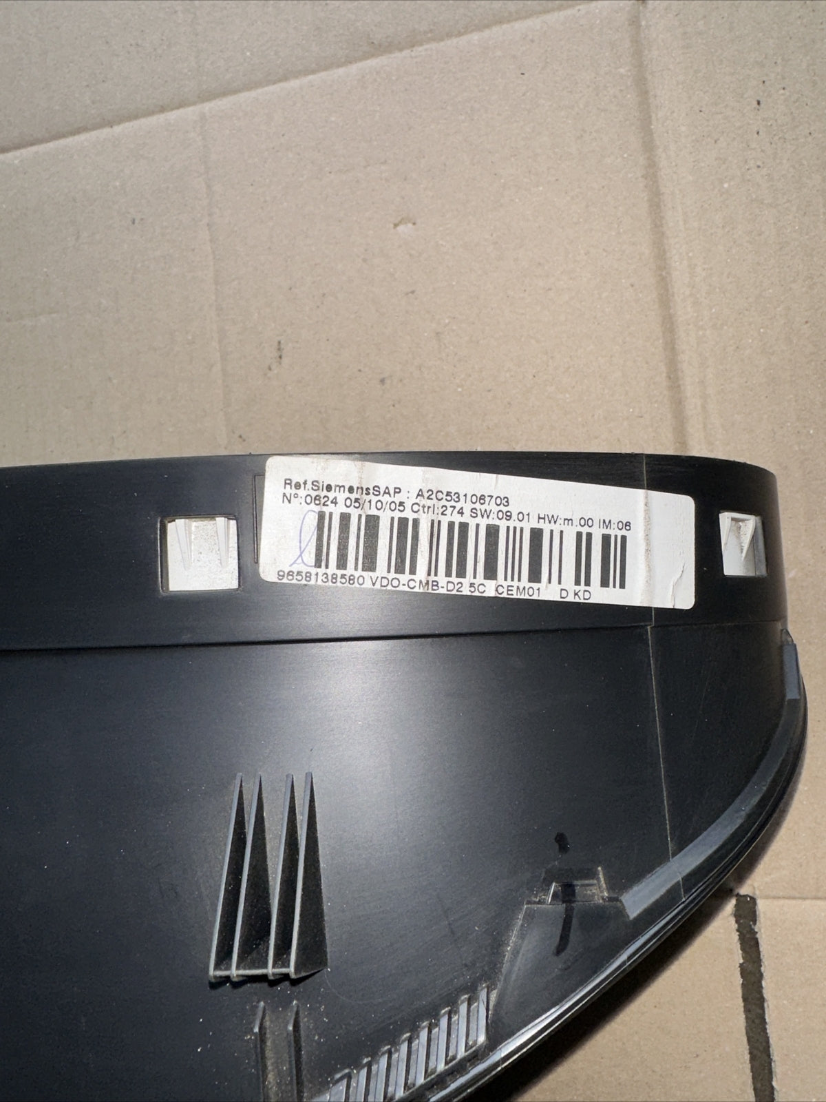 Quadro strumenti cruscotto PEUGEOT 407 2010 9658138580