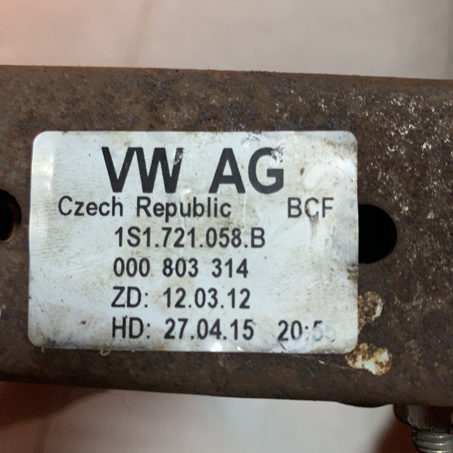 PEDALE FRENO SKODA CITIGO 1S1721058B