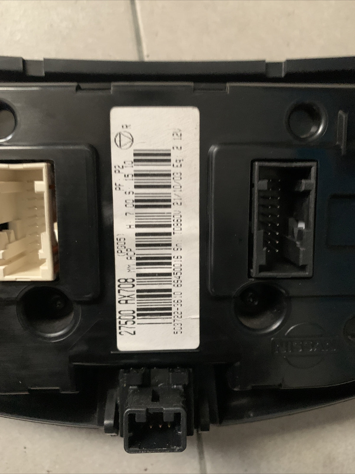 27500AX708 CONSOLE COMANDI CLIMA NISSAN MICRA (K12) 1.5 DIESEL TURBO 16V 82CV (2