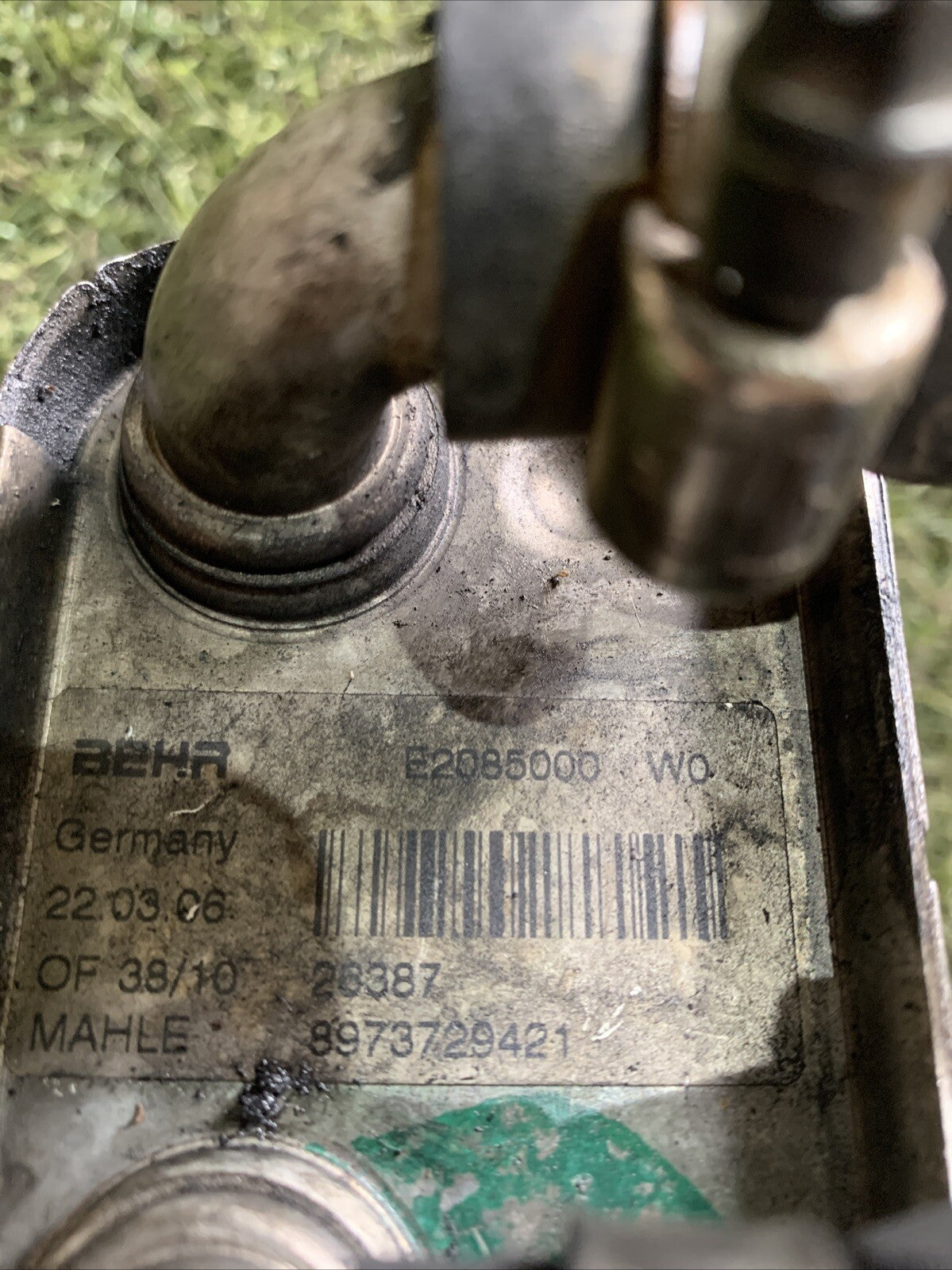 SCAMBIATORE ACQUA OLIO RADIATORE CALORE OPEL ASTRA H 1.7D 2005 8973729421