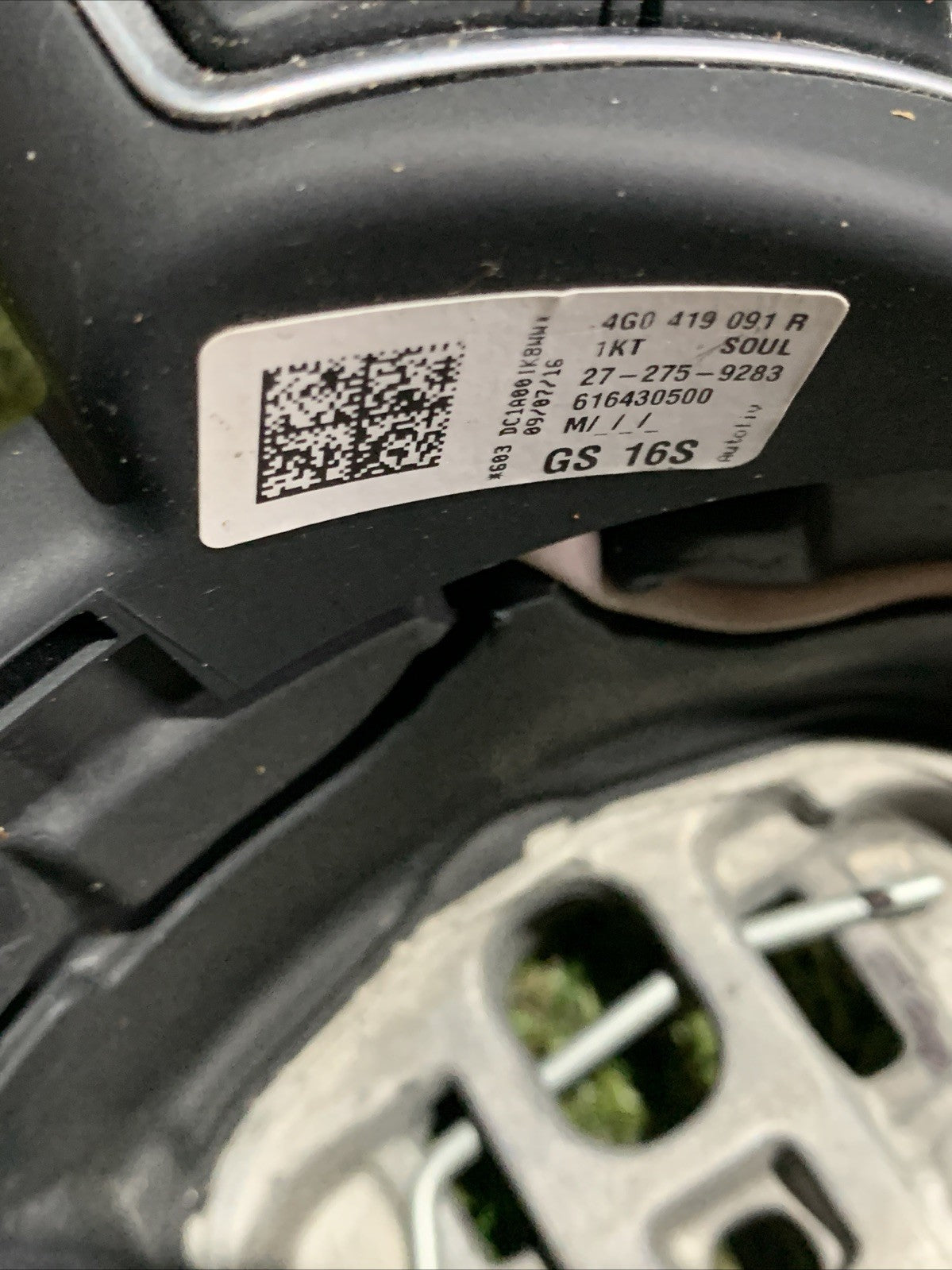 VOLANTE IN PELLE MULTIFUNZIONI AUDI A1 8X A6 C7 4G 2010-14 4G0419091R