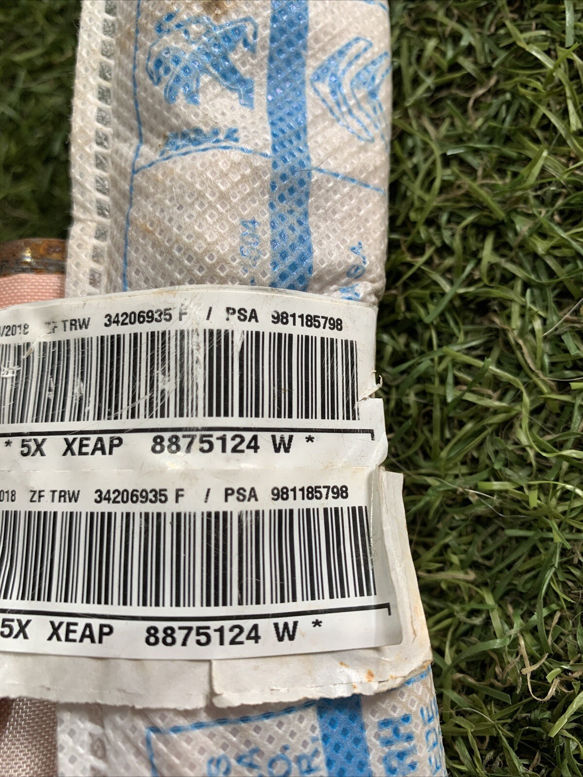 AIRBAG TENDINA ANTERIORE DESTRA DX CITROEN C3 2018 (981185798)