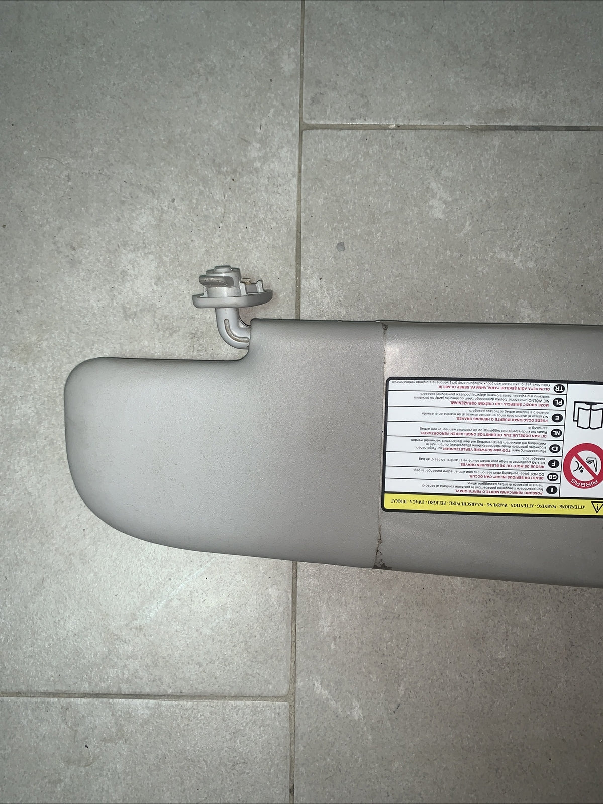 Aletta parasole Destra fiat panda 3ª serie dal 2013 in poi originale Senza Vetro