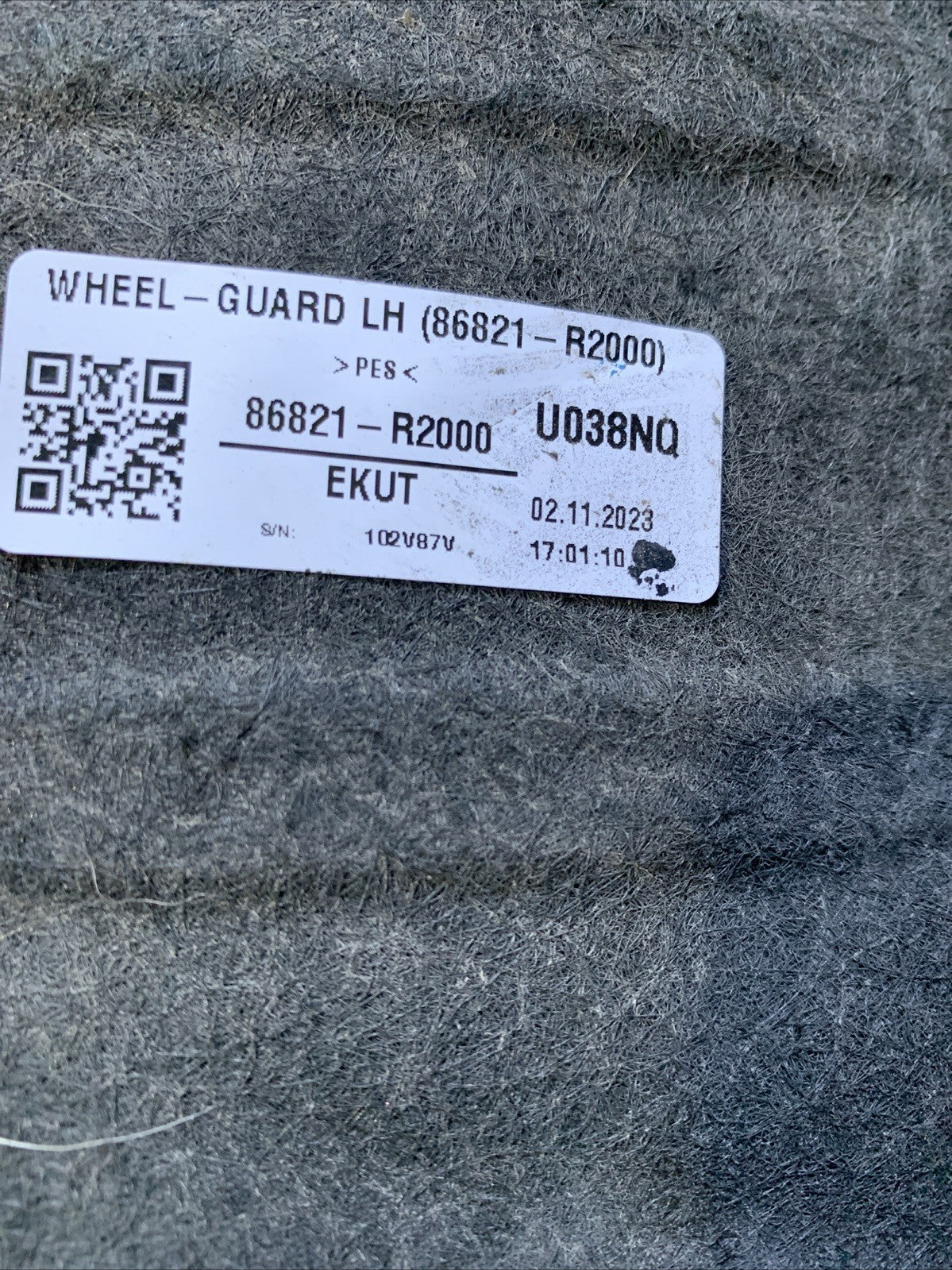 Passa Ruota Posteriore Sinistro Kia Sportage 2023 86821-R2000