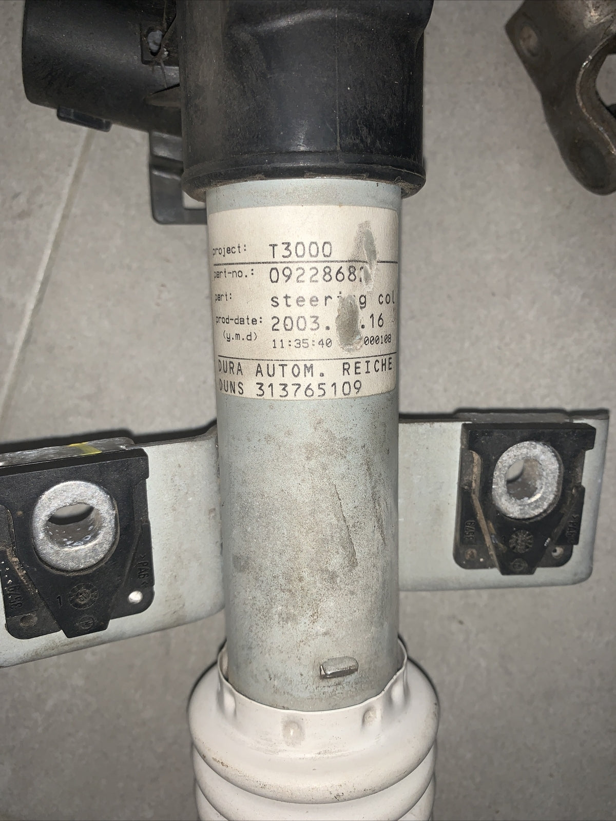 313765109 PIANTONE STERZO OPEL ASTRA G SW 1.7 D 55KW 5M 5P (2002)