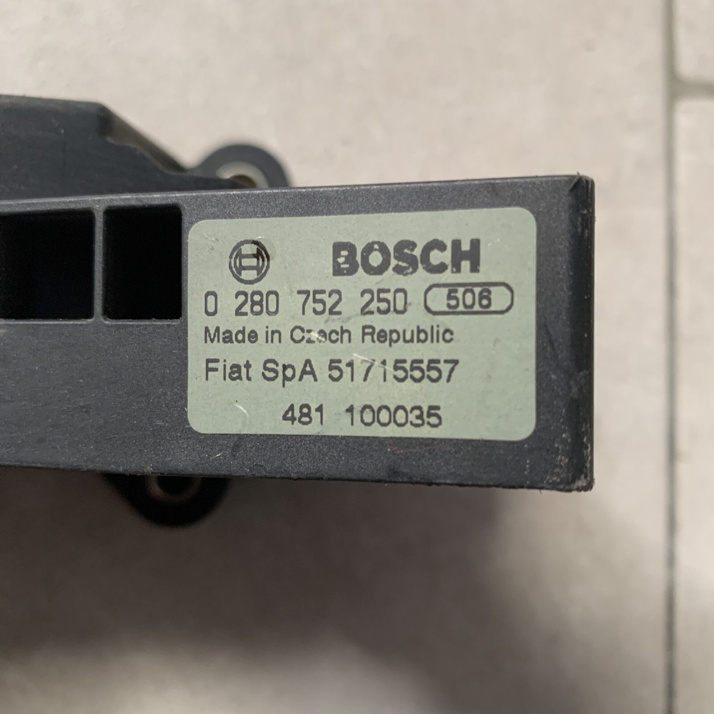 PEDALE ACCELERATORE POTENZIOMETRO FIAT IDEA LANCIA MUSA 51715557